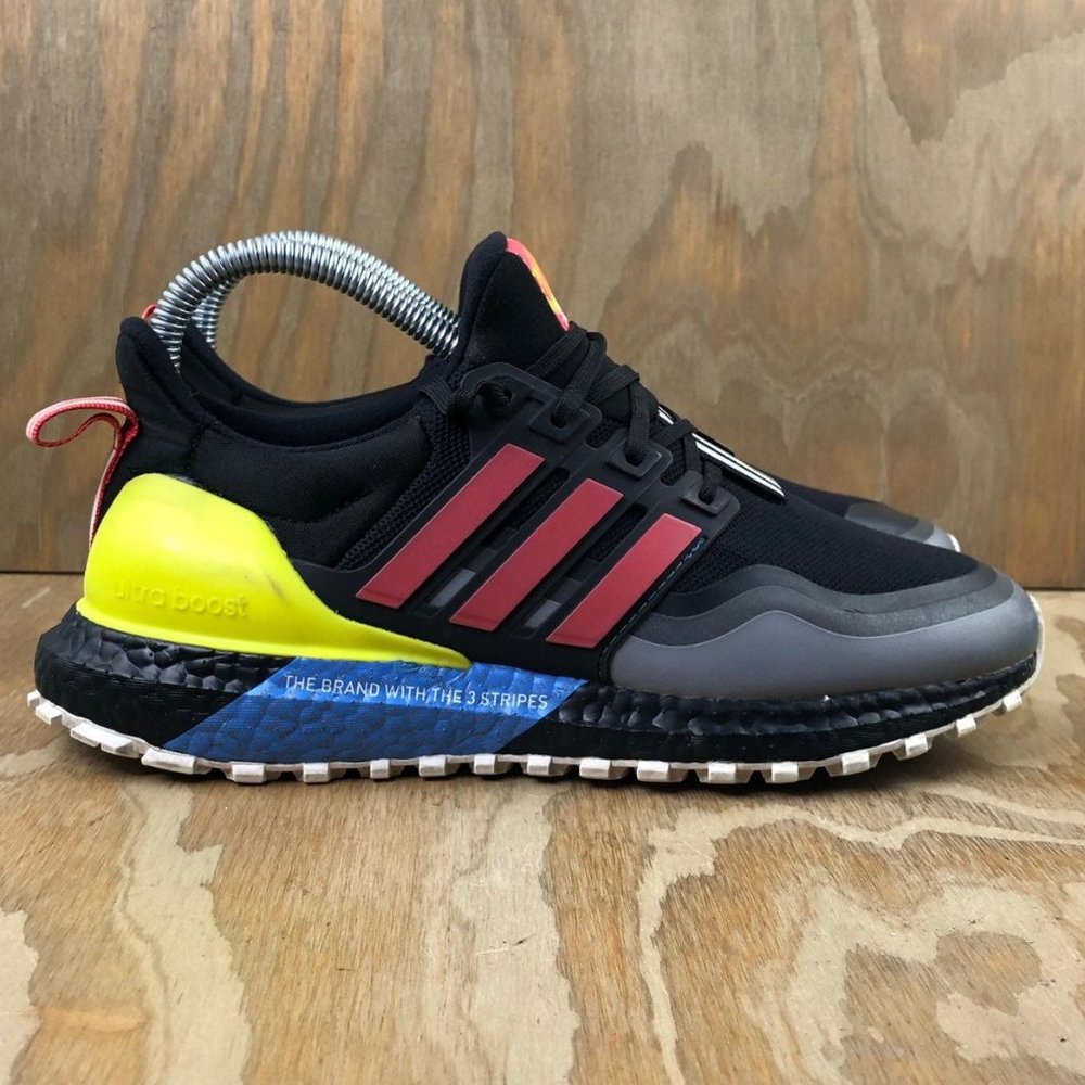 adidas Black and Red Athletic Shoes